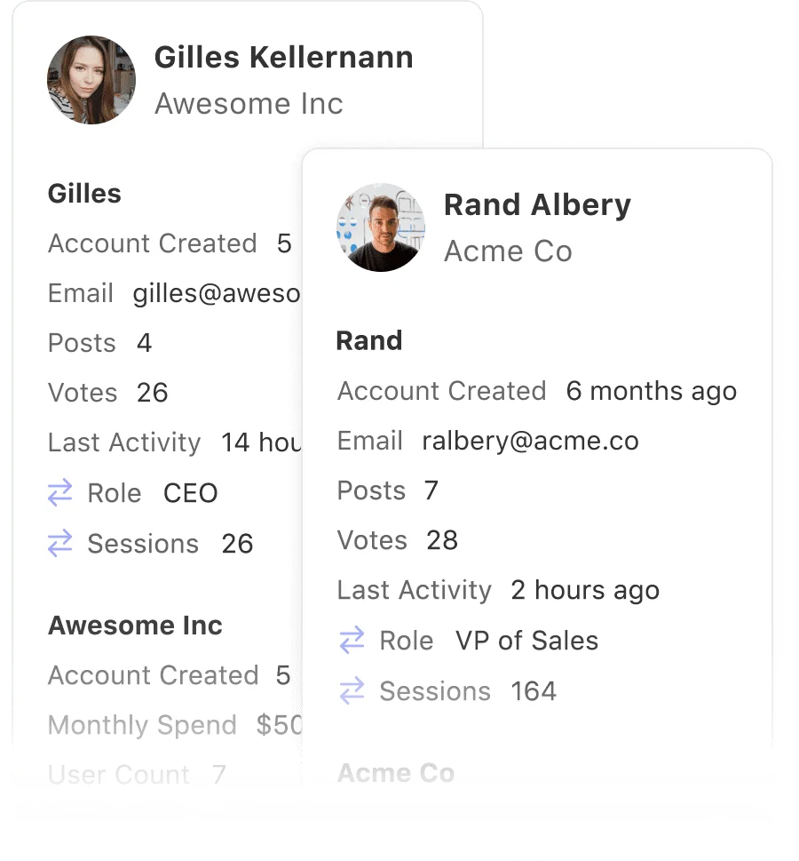 Analyzing feedback by adding relevant data